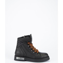 Harley-Davidson Harley Davidson Melfi Kadın Siyah Baskılı Deri Bot