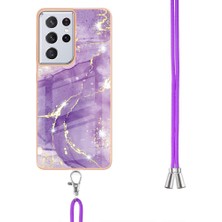 Mays Home1 Samsung Galaxy S21 Ultra 5g Tampon Anti-Çizik Yumuşak Crossbody (Yurt Dışından)