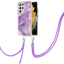 Mays Home1 Samsung Galaxy S21 Ultra 5g Tampon Anti-Çizik Yumuşak Crossbody (Yurt Dışından)