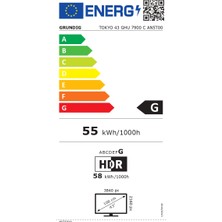 Grundig Tokyo 43 Ghu 7900 C 43" 109 Ekran Uydu Alıcılı 4K Ultra HD Smart LED TV