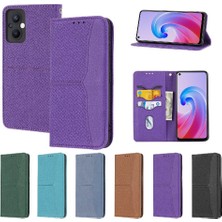 Colorful Shop Oppo Için Kılıf A96 5g/oppo 7z 5g/oppo 8z 5g Pu Deri Kapak Çevirin Folio (Yurt Dışından)