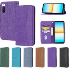 Colorful Shop Sony Xperia 1 V Kredi Kartı Tutucu Pu Deri Kapak Flip Folio Için Kılıf (Yurt Dışından)