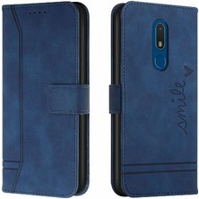 Colorful Shop Nokia C3 Flip Folio Cüzdan Için Telefon Kılıfı Pu Deri Kart Yuvaları Kapak El (Yurt Dışından)