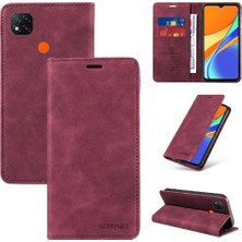 Colorful Shop Xiaomi Poco C3 Için Folio Cüzdan Manyetik Pu Deri Koruyucu Kılıf (Yurt Dışından)