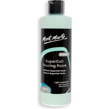 mm Supercell Dökme Akrilik Boya Premium 240ML - Light Aquamarine