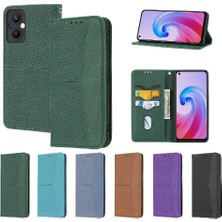 Colorful Shop Oppo Için Kılıf A96 5g/oppo 7 4g/credit 8 4g Pu Deri Kapak Kredi Kartı Flip (Yurt Dışından)