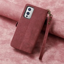 Colorful Shop Oneplus 9 Için Flip Case Cüzdan Kapak Çevirin Deri Kılıf Basit Iş (Yurt Dışından)