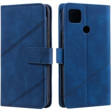 Colorful Shop Xiaomi Poco C3 Bileklik Cüzdan Flip Için Kılıf Folio Manyetik Pu Deri (Yurt Dışından)