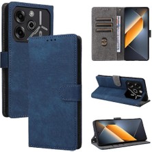 Colorful Shop Tecno Pova 6 Pro 5g Kart Yuvaları Için Kılıf Kapak Pu Deri Flip Folio Cüzdan (Yurt Dışından)