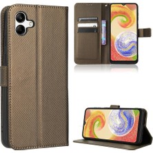 Colorful Shop Samsung Galaxy A04 Için Kılıf Kapak Kart Tutucu Kickstand Manyetik Cüzdan (Yurt Dışından)