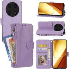 Colorful Shop Huawei Mate 60 Için Flip Case Manyetik Kapatma Kickstand Kayış Pu Deri (Yurt Dışından)