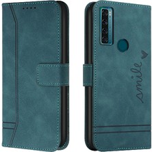 Colorful Shop Tcl 20 Se Flip Folio Cüzdan Için Telefon Kılıfı Pu Deri Manyetik Kapatma (Yurt Dışından)