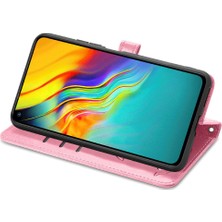 Colorful Shop Infinix Sıcak 9 Karikatür Hayvanlar Için Kılıf Kapak Kapak Kısa Kayış Darbeye (Yurt Dışından)