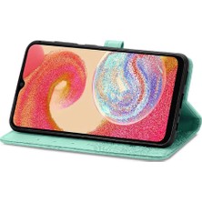 Colorful Shop Samsung A04E Flip Kapak Için Kılıf Zarif Desen Deri Kılıf Basit (Yurt Dışından)