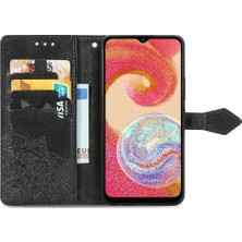 Colorful Shop Samsung A04E Flip Kapak Için Kılıf Zarif Desen Deri Kılıf Basit (Yurt Dışından)