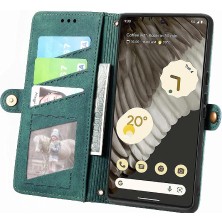 Colorful Shop Google Piksel 7 Pro Için Flip Case Basit Iş Cüzdan Kapak Kılıfı (Yurt Dışından)