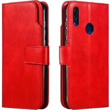 Colorful Shop Huawei Huawei 2019 Pu Deri Cüzdan Manyetik 9 Kart Yuvaları Kickstand Için Kılıf (Yurt Dışından)