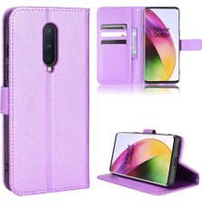 Colorful Shop Oneplus 8 Için Kılıf Kapak Kart Tutucu Manyetik Cüzdan Kickstand (Yurt Dışından)