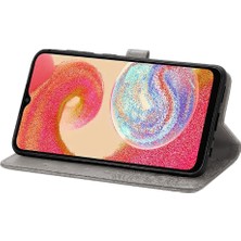 Colorful Shop Samsung A04E Flip Kapak Için Kılıf Zarif Desen Deri Kılıf Basit (Yurt Dışından)