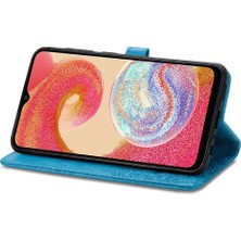 Colorful Shop Samsung A04E Flip Kapak Için Kılıf Zarif Desen Deri Kılıf Basit (Yurt Dışından)