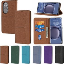 Colorful Shop Huawei P50 Kredi Kartı Tutucu El Cüzdan Flip Folio Kitap Pu (Yurt Dışından)