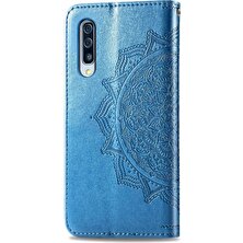 Colorful Shop Samsung A50 Darbeye Dayanıklı Basit Iş Zarif Desen Deri (Yurt Dışından)