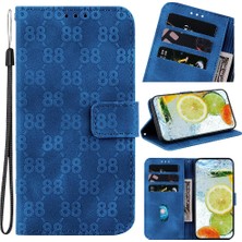 Colorful Shop Onur 70 Lite Için Telefon Kılıfı Kart Tutucu Çift 8 Kabartmalı Kickstand Pu (Yurt Dışından)