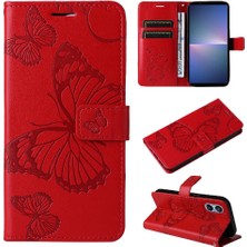 Colorful Shop Sony Xperia 10 Vi Flip Kickstand Manyetik Kapak Pu Deri Kılıf ile (Yurt Dışından)