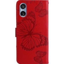 Colorful Shop Sony Xperia 10 Vi Flip Kickstand Manyetik Kapak Pu Deri Kılıf ile (Yurt Dışından)