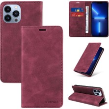 Colorful Shop Iphone 13 Için Kılıf Pro Max Pu Deri Koruyucu Manyetik Folio Cüzdan (Yurt Dışından)