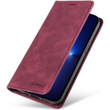 Colorful Shop Iphone 13 Için Kılıf Pro Max Pu Deri Koruyucu Manyetik Folio Cüzdan (Yurt Dışından)