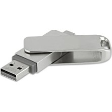 2 In 1 Çift Taraflı Uyumlu Type-c  ve İpHONE 15  Telefonlarla Uyumlu Tak Çalıştır USB  Usb 2.0 32 Gb Usb Bellek