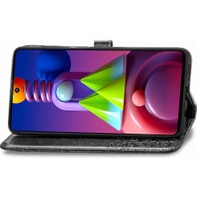 Colorful Shop Samsung M51 Darbeye Deri Kılıf Kapak Kapak Zarif Desen (Yurt Dışından)