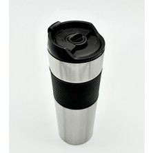 Yüksek Kaliteli Sıcak ve Soğuk French Press Çelik Termos Kupa Bardak Mug 500 ML  Kahve ve Bitki Çayı