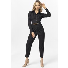 Şimal Kadın Beli Pile Detaylı Pantolon