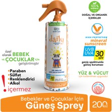 Babyton Bebekler ve Çocuklar İçin Doğal Güneş Koruyucu Sprey 200 ml