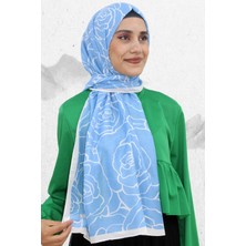 Elit Harem Gül Desen Pamuk Şal EŞ5208-2