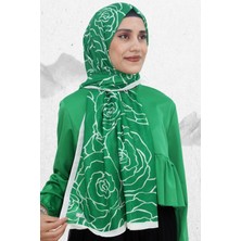 Elit Harem Gül Desen Pamuk Şal EŞ5208-3