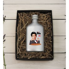 Bk Gift Kişiye Özel The Baba Karikatürlü Gümüş Tasarım Cam Şişede 200 ml Kolonya-4, Babaya Hediye, Babalar Günü Hediyeleri, Hediyelik Baskılı Kolonya