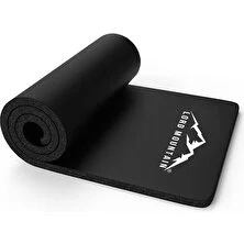 Lord Mountain Premium Pilates Yoga Matı,spor Matı,egzersiz Matı,pilates Minderi,kaymaz TABAN,180X55 cm 10 mm Siyah