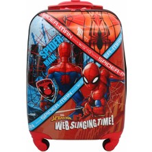 Ottonya Spiderman Web Slinging Time Çekçekli Valiz FRX.003