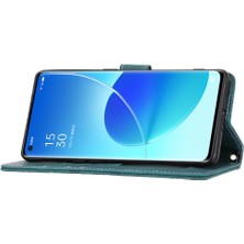 Mays Shop Oppo A16 Için Flip Case/oppo A16S Cüzdan Kılıf Darbeye Koruyucu Pu (Yurt Dışından)