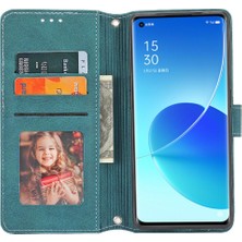 Mays Shop Oppo A16 Için Flip Case/oppo A16S Cüzdan Kılıf Darbeye Koruyucu Pu (Yurt Dışından)