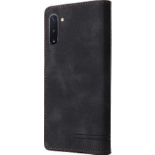 Mays Shop Samsung Galaxy Not 10 Için Flip Case Basit Iş Deri Kılıf Cüzdan (Yurt Dışından)