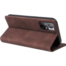 Mays Shop Xiaomi Redmi Not 11 Için Flip Case 5g Cüzdan Deri Kılıf Kapak Çevirin (Yurt Dışından)