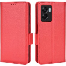 Mays Shop Oneplus Nord N300 Cüzdan Kart Yuvaları Için Kılıf Tutucu Yan Toka Manyetik (Yurt Dışından)