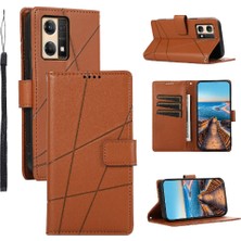 Mays Shop Oppo Oppo 7 4g Için Flip Case Üç Kart Yuvaları Şok Emici Kickstand (Yurt Dışından)