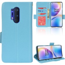 Mays Shop Oneplus 8 Için Kılıf Pro Manyetik Pu Deri Yan Toka Cüzdan Kart Yuvaları (Yurt Dışından)