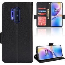 Mays Shop Oneplus 8 Için Kılıf Pro Manyetik Pu Deri Yan Toka Cüzdan Kart Yuvaları (Yurt Dışından)