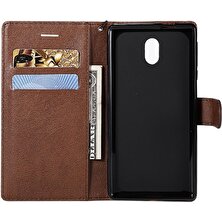 Mays Shop Kart Yuvası ile Nokia 3 Için Flip Case Yüksek Kaliteli Deri Iş Cüzdan (Yurt Dışından)